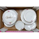 Spode Rosetti Patterned Dinner ware to include: Tureen, dinner plates,