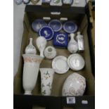 A mixed collection of Wedgwood items to include: Jasper Ware, Angela, Campion,