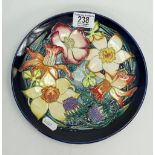 Moorcroft Golden Jubilee Limited Edition Plate: dated 2001,