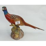 Spode Large Pheasant Cock: height 27cm