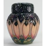 Moorcroft Cluny Ginger Jar by Sally Tuffin: height 11cm