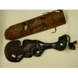 Brazilian Hardwood Inca Style Tourist Axe: together with similar mask