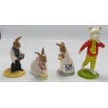 Royal Doulton Bunnykins figures: Vicar, Ballerina,