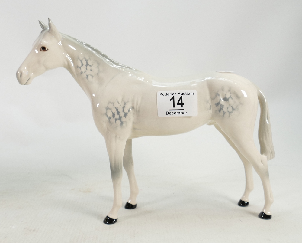 Royal Doulton grey horse: Mare looking left