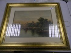 S Bowers framed print titled Isleworth: 35 x 48cm