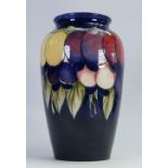 William Moorcroft large vase decorated in the Wisteria design: Height 26cm, c1930s.