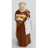 Royal Worcester candle snuffer as a Monk: Height 12.5cm.