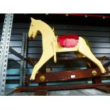 Scratch built rocking horse