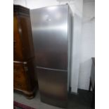 Bosch fridge/freezer with stainless steel style finish