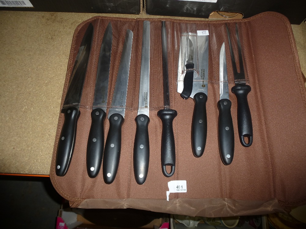 9 piece knife set.