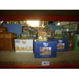 12 Lilliput lane model buildings, most boxed