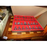 Chess set to incl. draughts equipment, T-square etc