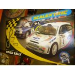 Scalextrix world rally car racing set