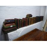 A quantity of mainly 19th and 20th Century leatherbound books and similar