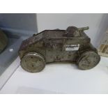 Lines Bros Triang World War One tinplate clockwork tank