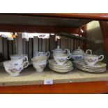 Small quantity of Crown Staffordshire tea ware to include cups, saucers, plates, teapot, etc