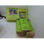 Boxed Subbuteo table soccer and boxes of players to include Southampton, Manchester United,