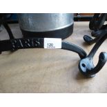 2 x Hotel de Paris Valet hooks