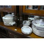 Small collection Royal Doulton 'Larchmont' dinnerware and approx 30 Royal Albert Hidden Valley