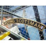 Flying Scotsman sign