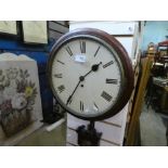 Mahogany cased wall clock