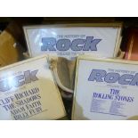 A bag of LPs, consisting of the History of Rock volumes