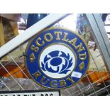 Scotland rugby sign