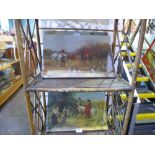 Six prints on board depicting a variety of country scenes by Heywood Hardy 1843 -1933