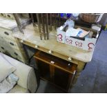 Stripped pine, 2 drawer dressing table