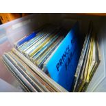 A large tub of LPs to include Wet Wet Wet, Rod Stewart, Michael Jackson, Bob Dylan, etc