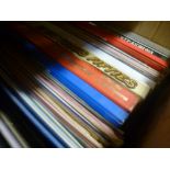 One box of LPs to include Elvis, Frank Sinatra, Buddy Holly, The Carpenters, etc