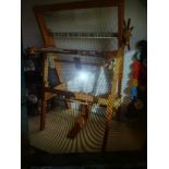 Don Porritt; a professional wooden Weaver's loom
