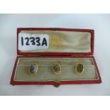 Catchpole and William, set of 3 dress studs in fitted case