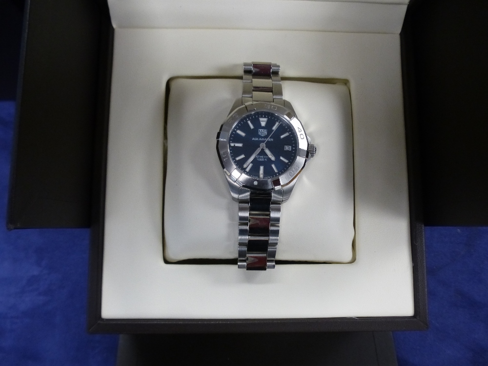 A TAG HEUER Unisex Aquaracer watch, stainless steel case and bracelet, complete with Warranty - Image 2 of 4