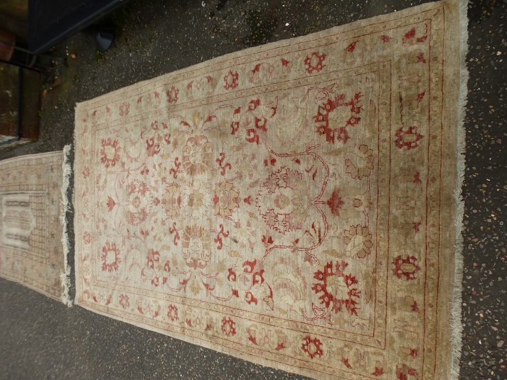 A modern Afghan Ziegler carpet having floral design, 248 x 147 cms