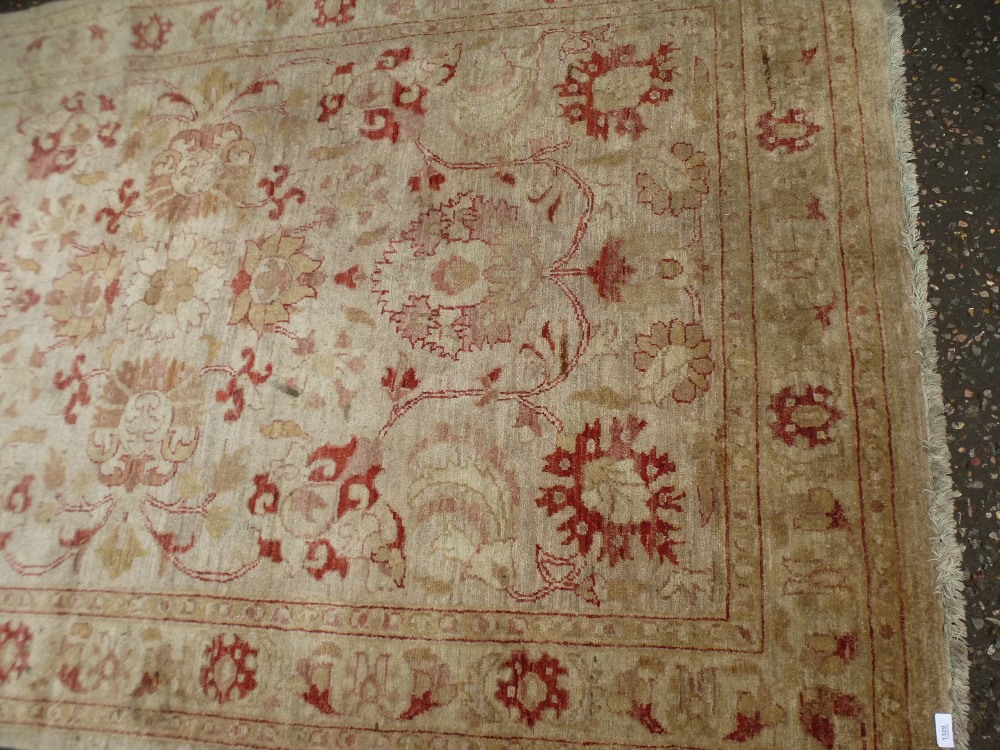 A modern Afghan Ziegler carpet having floral design, 248 x 147 cms - Image 2 of 3