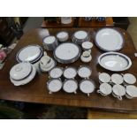 A quality of Royal Doulton 'Sherbrooke' dinner and teaware