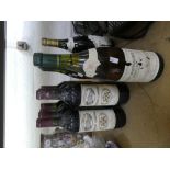 Eight bottles of Chateau Camensac 1989, five bottles of Batard Montrachet 1987 and a bottle of