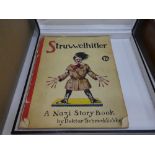 Struwwelhitler - a vintage Nazi storybook and a small comical Adolf Hitler poster