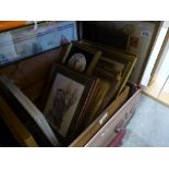 A quantity of framed and glazed prints