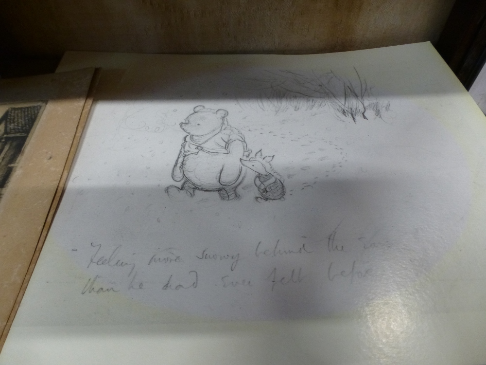 2 Winnie the Pooh sketches etc. - Image 2 of 2