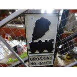 Level crossing sign