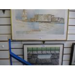Three original pencil signed limited edition prints by Intercraft Designs, one being a view of