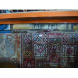 Collection 3 old woollen rugs