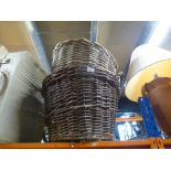 2 Large wicker baskets