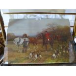 Six prints on board depicting a variety of country scenes by Heywood Hardy 1843 -1933