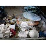 3 Crates of Limoges china to incl. wall plates, tea ware, lidded pots etc. and a box of mixed