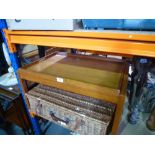 White and Newton teak tray top table