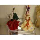 Four boxed Royal Worcester figures from the Pretty Ladies and Les Petites range