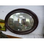 A 1920's/30's oval mirror